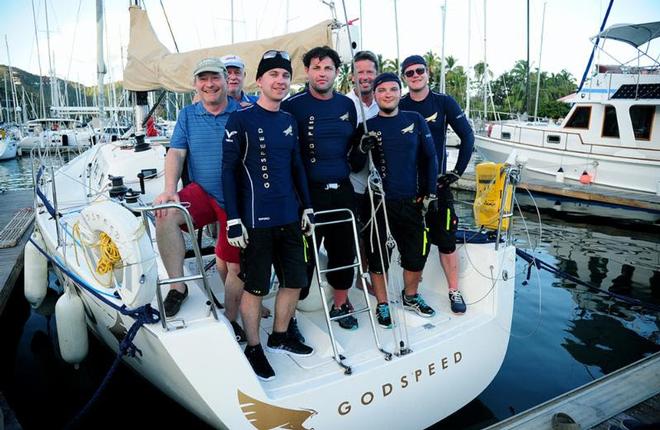 Newcomer to the BVI Spring Regatta this year is the X41 Godspeed from Austria, skippered by Peter Steinkogler  © Todd VanSickle / BVI Spring Regatta http://www.bvispringregatta.org