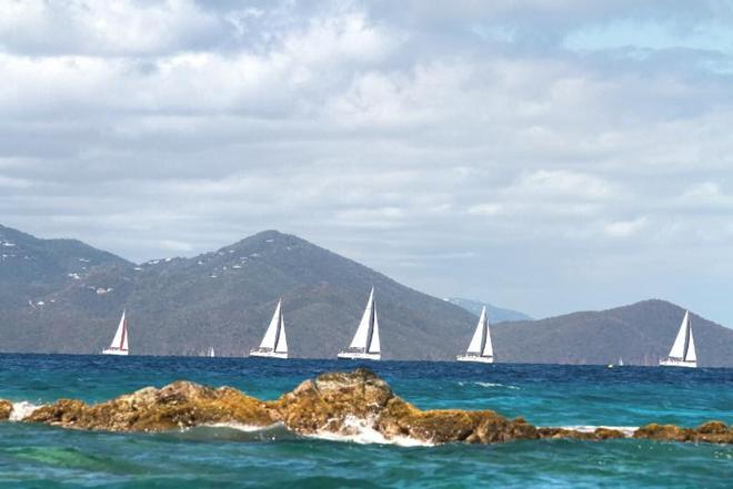 Racing in paradise: Warm Water, Hot Racing - as promised on the first day of the BVI Spring Regatta © BVI Spring Regatta