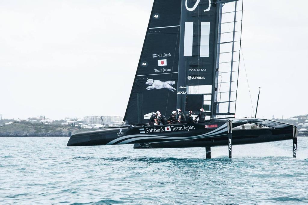  - AC45S Practice racing - Bermuda, February 2017 photo copyright Americas Cup Media www.americascup.com taken at  and featuring the  class