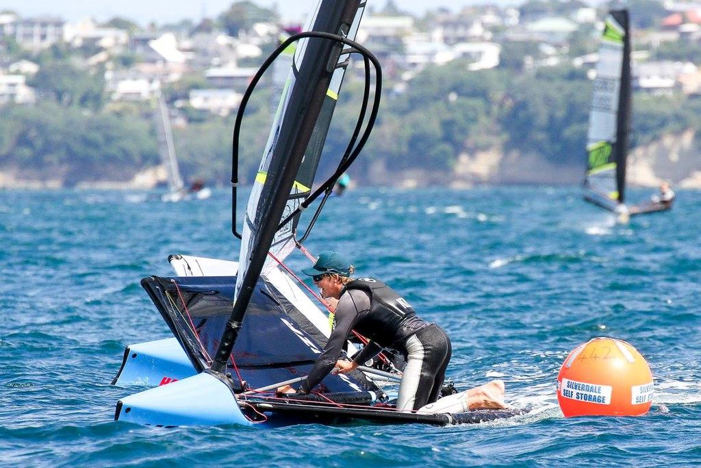  - WASZP NZ Nationals, Manly Sailing Club, March 2017 photo copyright John Adair taken at  and featuring the  class