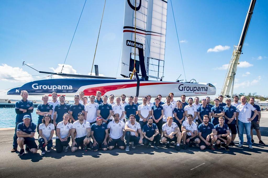 - Groupama Team France AC50 launch - Royal Dockyard, Bermuda, March 13, 2017 photo copyright Groupama Team France taken at  and featuring the  class