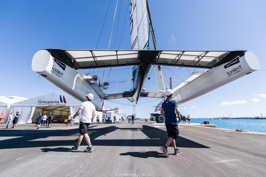  - Groupama Team France AC50 launch - Royal Dockyard, Bermuda, March 13, 2017 © Austin Wong | ACEA