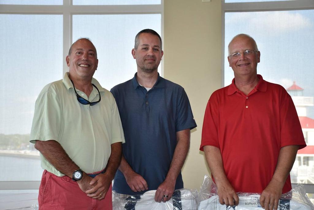 Kevin Doyle, Vic Snyder and Aaron Snyder win the J/22 Midwinter Championship 2017 photo copyright J/22 International Class Association http://www.j22.org/ taken at  and featuring the  class