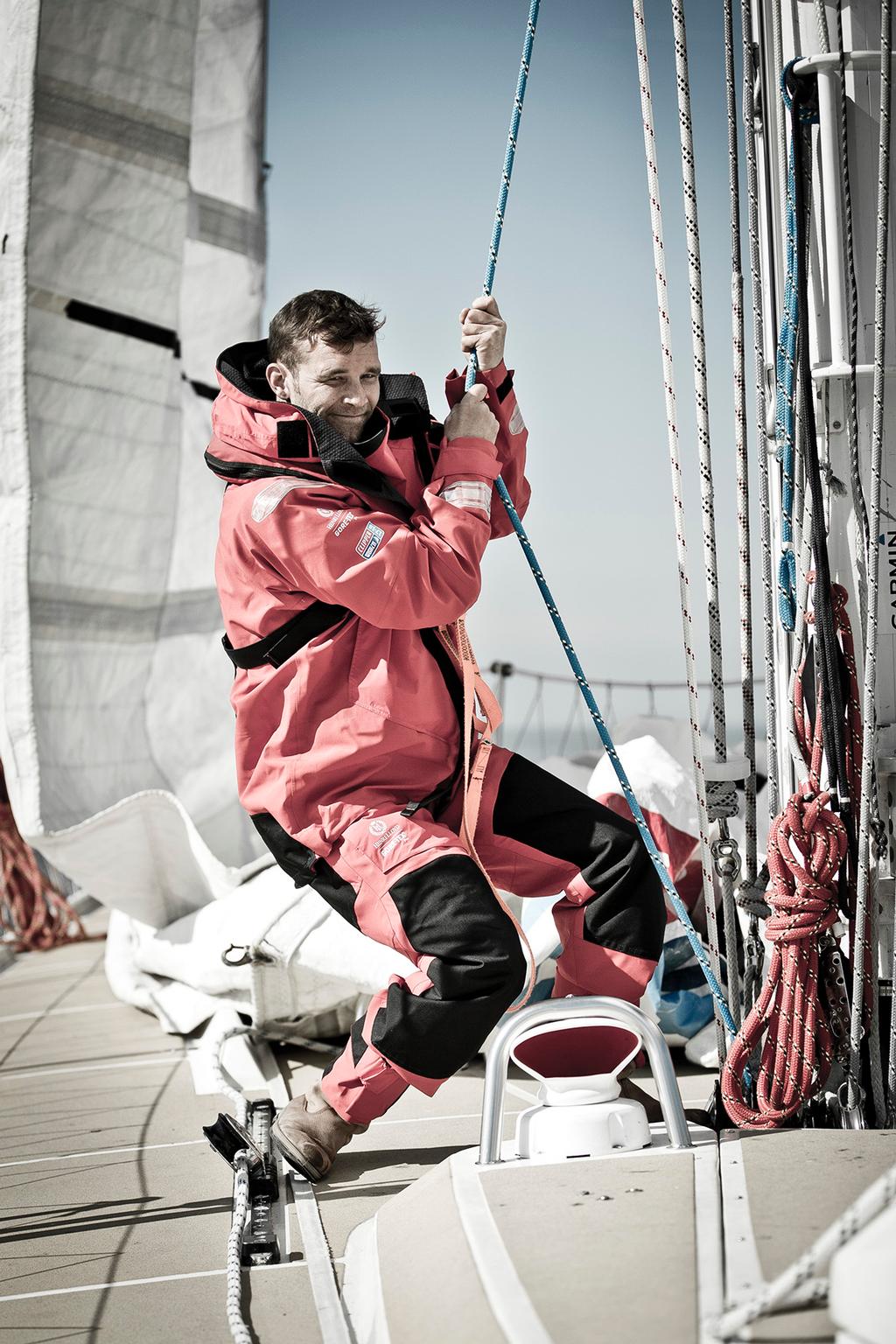 Clipper 2017-18 Race skipper Gaëtan Thomas photo copyright Clipper Round The World Yacht Race http://www.clipperroundtheworld.com taken at  and featuring the  class