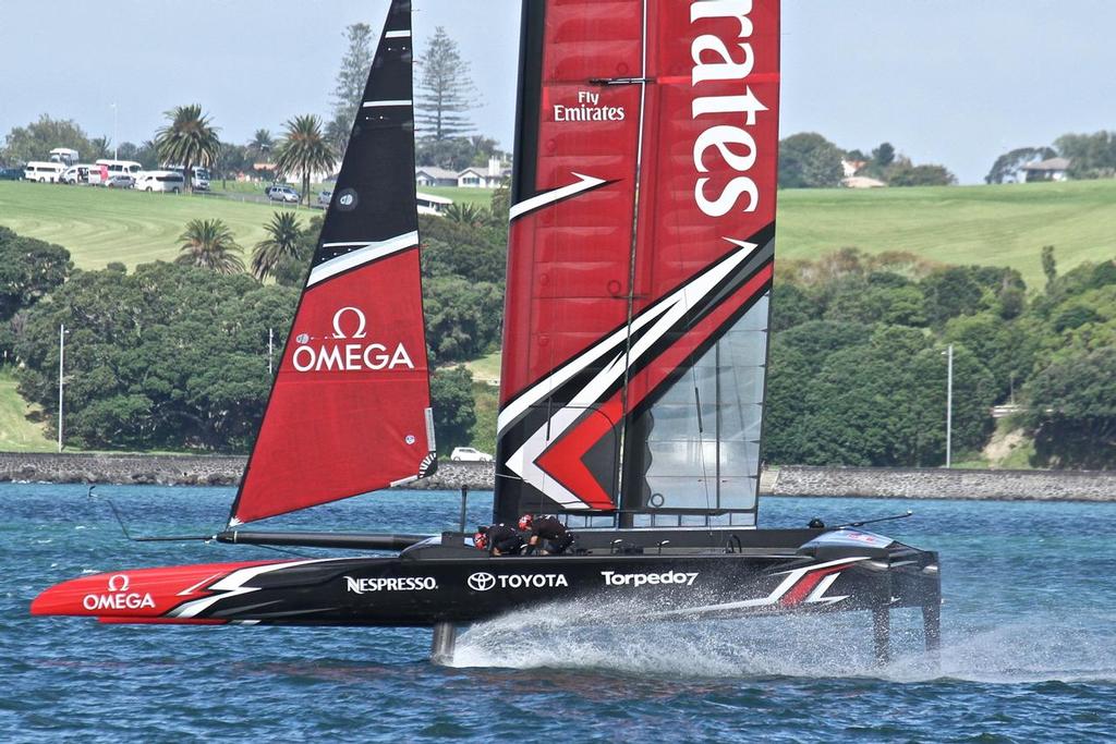  - Emirates Team NZ - Waitemata Harbour - March 22, 2017 photo copyright Richard Gladwell www.photosport.co.nz taken at  and featuring the  class