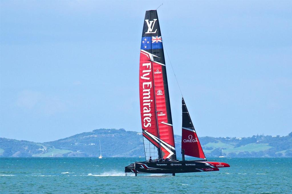  - Emirates Team NZ - Waitemata Harbour - March 22, 2017 photo copyright Richard Gladwell www.photosport.co.nz taken at  and featuring the  class