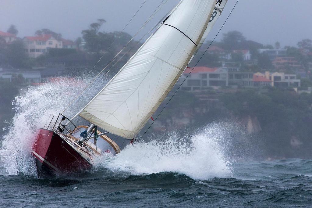 Making a splash - in behind the dodger could be a good place to be. - Sydney Harbour Regatta © Andrea Francolini