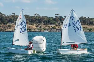 Doing the Doo, Bretagne - 2017 Gill Optimist Victorian Championships - Day 2 photo copyright Tom Smeaton taken at  and featuring the  class