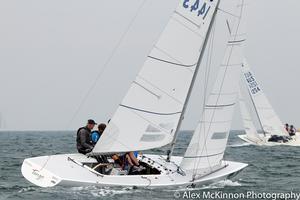 Reigning NSW Champions, Tango (Chirs Hampton, Sam Haines and Mark Andrews) placed first in the second race of the day... - Brighton Land Rover 2017 Etchells VIC Championship photo copyright  Alex McKinnon Photography http://www.alexmckinnonphotography.com taken at  and featuring the  class