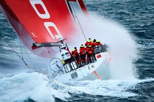 Dongfeng Race Team sailing between Glenan Island and Groix Island, South Brittany photo copyright Benoit Stichelbaut / Dongfeng Race Team taken at  and featuring the  class