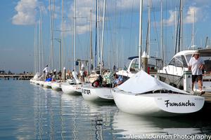 Pretty as picture, which is about all the action that is going on when it is such a mill pond... - 2017 Brighton Land Rover Etchells Victorian Championship photo copyright  Alex McKinnon Photography http://www.alexmckinnonphotography.com taken at  and featuring the  class