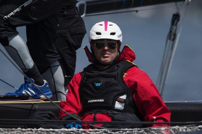 Forward WIP safety gear is used for the GC32 Racing Tour guest program. © Sander van der Borch / GC32 Racing Tour