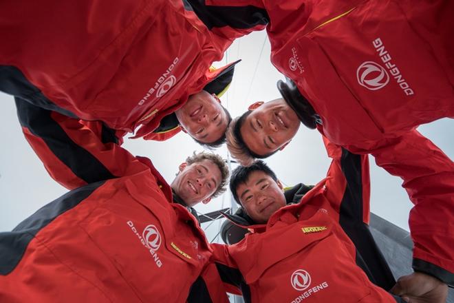 Bouttell, Black, Wolf and Horace confirmed by skipper Charles Caudrelier for the Volvo Ocean Race 2017-18. ©  Yann Riou / Dongfeng Race Team
