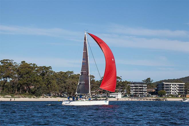 Austral gliding back in to port at Nelson Bay - Sail Port Stephens ©  John Curnow
