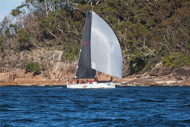 The Archambault M34, Concealed Weapon. These are the craft used for the Tour de France de Voile. - Sail Port Stephens ©  John Curnow