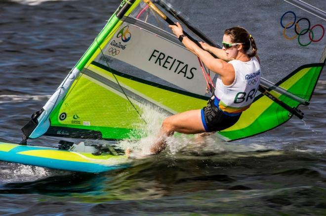 RS:X sailor, Patricia Freitas at Rio 2016 © Sailing Energy / World Sailing