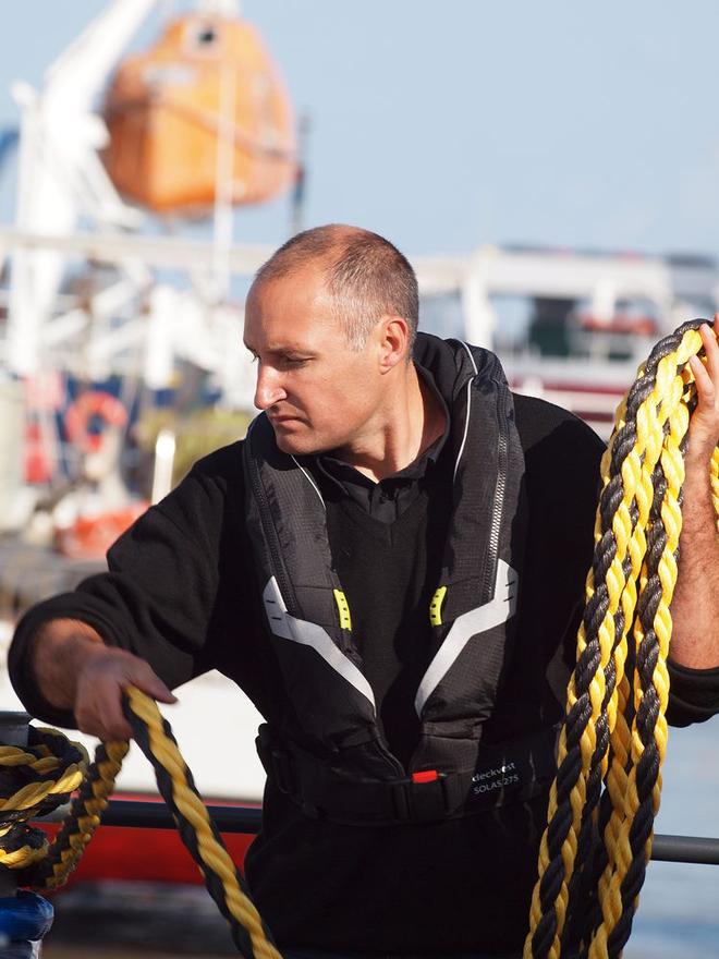 The Spinlock Deckvest SOLAS is now widely used in the commercial marine sector. © Spinlock