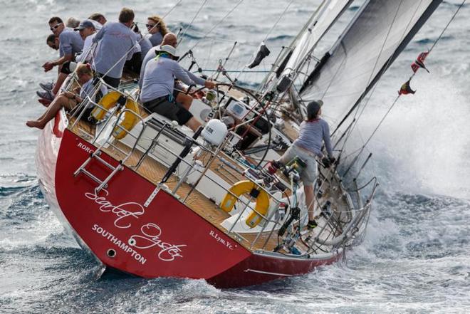 Winners of the Peters and May Round Antigua Race - Ross Applebey's Oyster 48, Scarlet Oyster © Paul Wyeth / www.pwpictures.com http://www.pwpictures.com