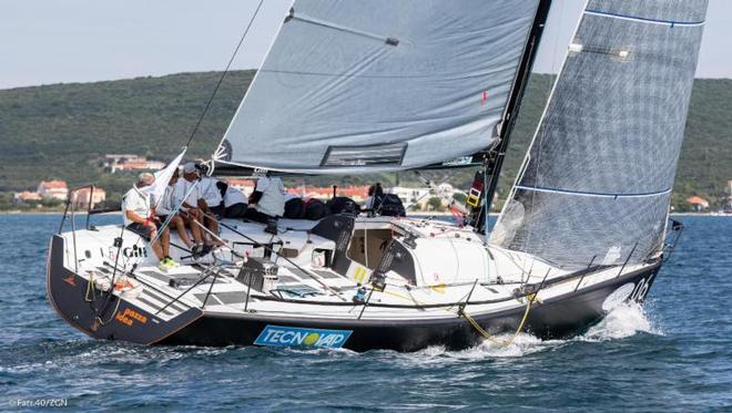 Pazza Idea, skippered by Pierluigi Bresciani, is one of the top Corinthian teams competing on the 2017 Farr 40 International Circuit. © Farr 40 Class Association