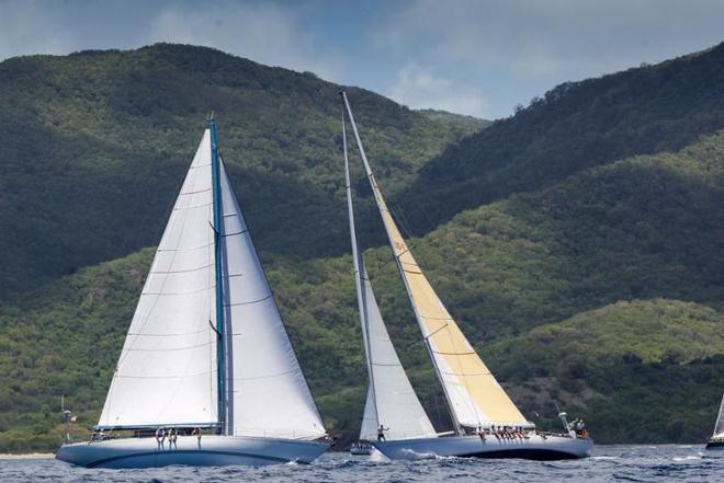 Kialoa III and Spirit in CSA - Antigua Sailing Week 2017 © Paul Wyeth / www.pwpictures.com http://www.pwpictures.com