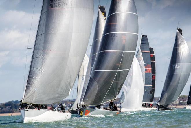 Tokoloshe leads the FAST 40+ fleet at the RORC Easter Challenge but star performer throughout the regatta was  Sir Keith Mills' Invictus © Paul Wyeth / www.pwpictures.com http://www.pwpictures.com