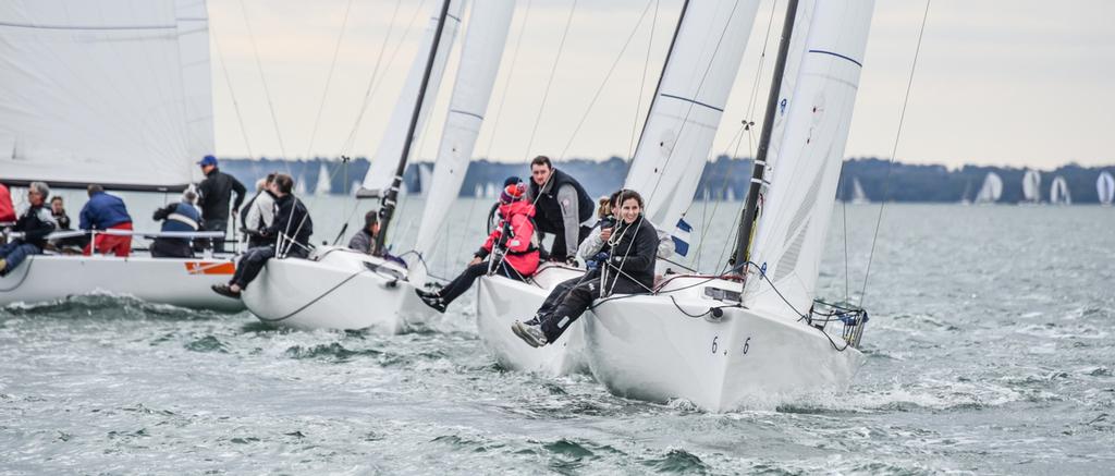 J/70s - Crewsaver Warsash Spring Championship  2017 photo copyright Louise Nicholls taken at  and featuring the  class