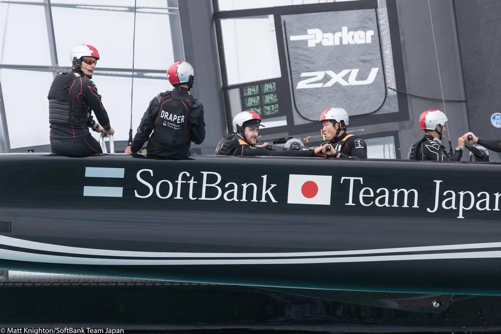  - Softbank Team Japan practices on the Great Sound, Bermuda © Matt Knighton/Softbank Team Japan http://www.americascup.com