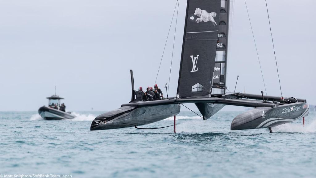 Softbank Team Japan - Bermuda, March 2017 © Matt Knighton/Softbank Team Japan http://www.americascup.com