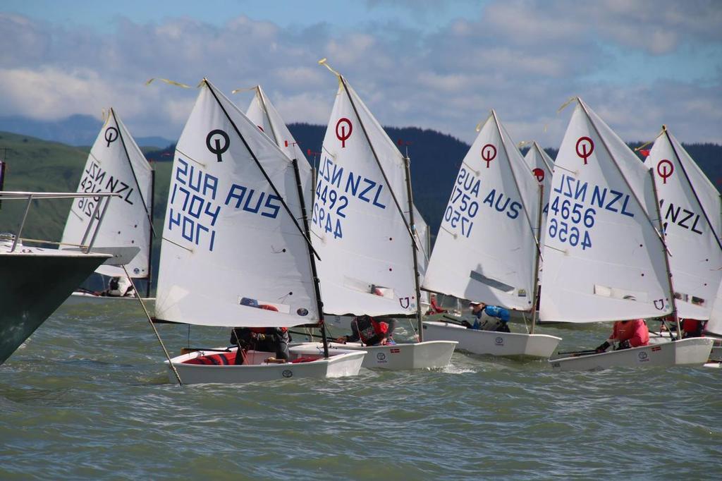 - Day 1 - Toyota Optimist Nationals - Napier - April 14, 2017 photo copyright Napier Sailing Club taken at  and featuring the  class