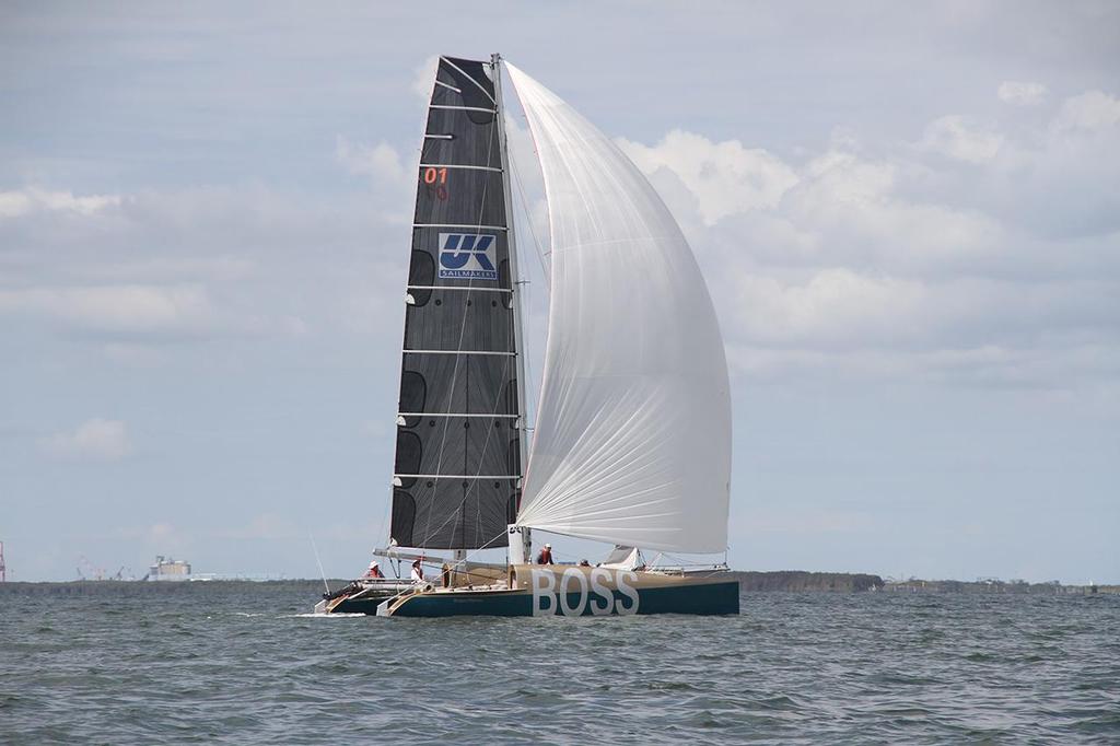 Boss Racing - 2017 C.H. Robinson Brisbane to Gladstone Multihull Yacht Race photo copyright Chris Dewar taken at  and featuring the  class