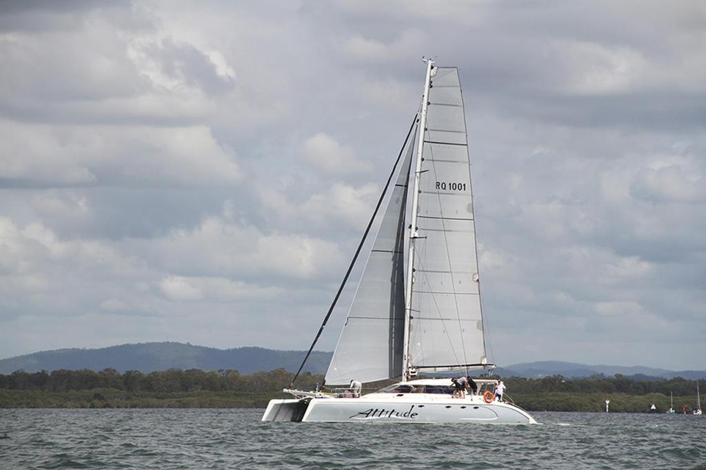 Attitude - 2017 C.H. Robinson Brisbane to Gladstone Multihull Yacht Race © Chris Dewar