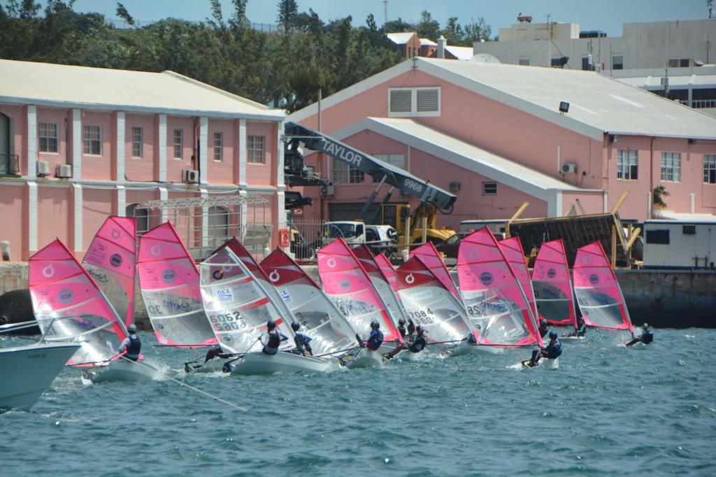 O'pen BIC BDA Nationals - before the start - O'pen BIC Bermuda Nationals photo copyright Neil Redburn taken at  and featuring the  class