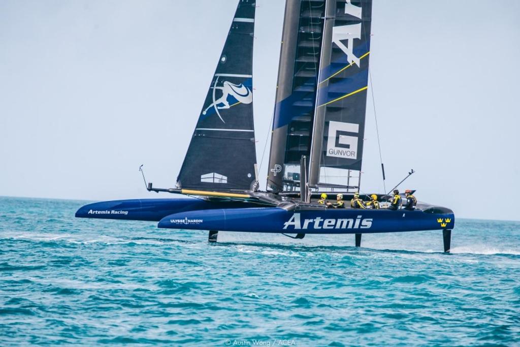 Artemis Racing - Practice Session 3, - April 10-12, 2017 photo copyright Austin Wong | ACEA taken at  and featuring the  class