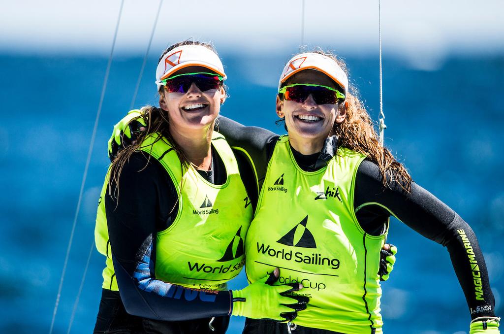 Grael and Kunze - 2017 Sailing World Cup - Hyeres photo copyright Pedro Martinez / Sailing Energy http://www.sailingenergy.com/ taken at  and featuring the  class