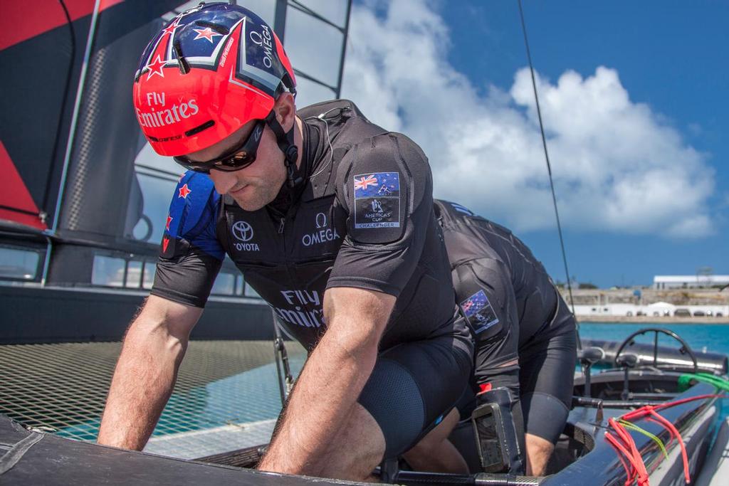 28/4/17- Emirates Team New Zealand sailing on Bermuda’s Great Sound testing in the lead up to the 35th America’s Cup © Hamish Hooper/Emirates Team NZ http://www.etnzblog.com