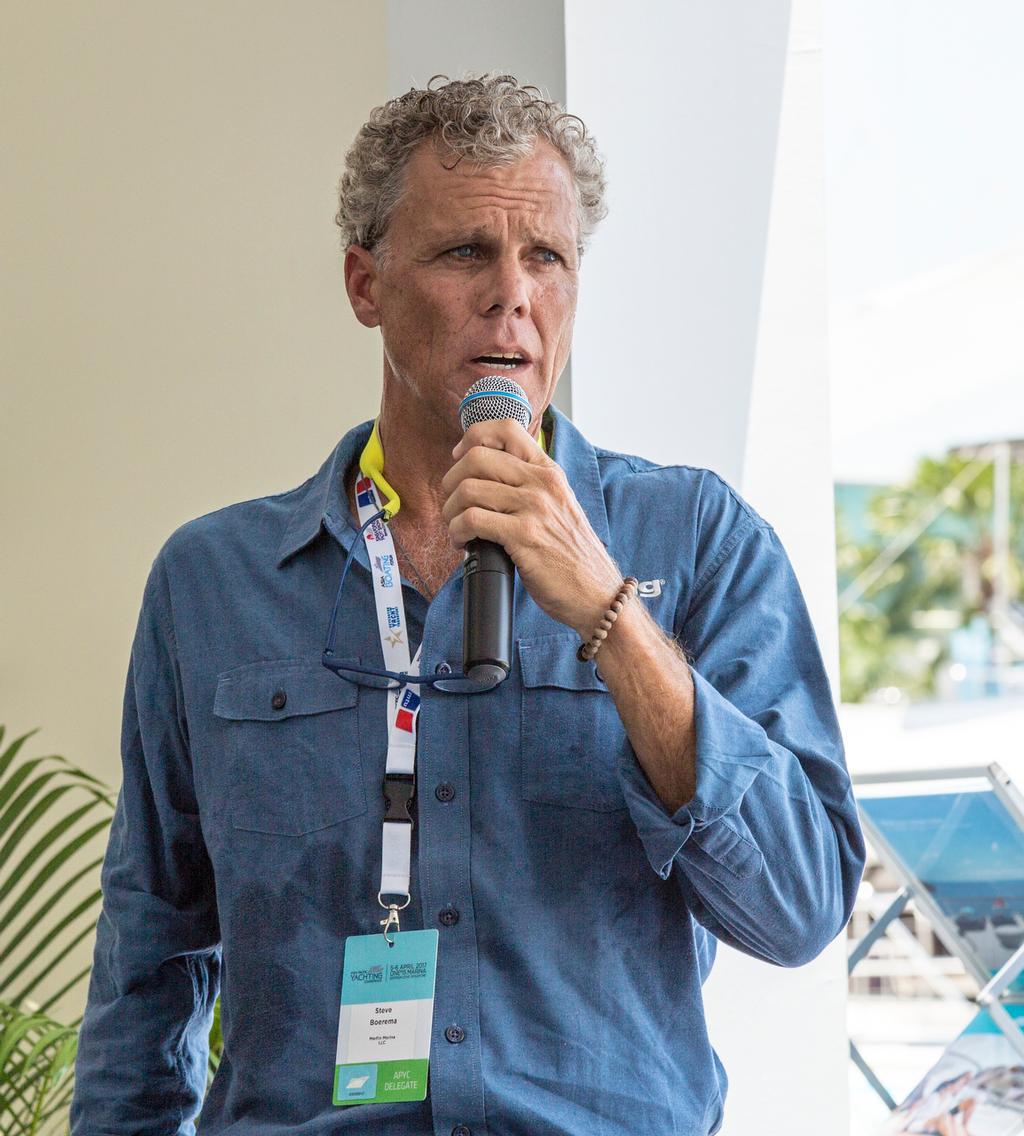 Steve Boerema, Viking Yachts. Singapore Yacht Show 2017. photo copyright Guy Nowell http://www.guynowell.com taken at  and featuring the  class