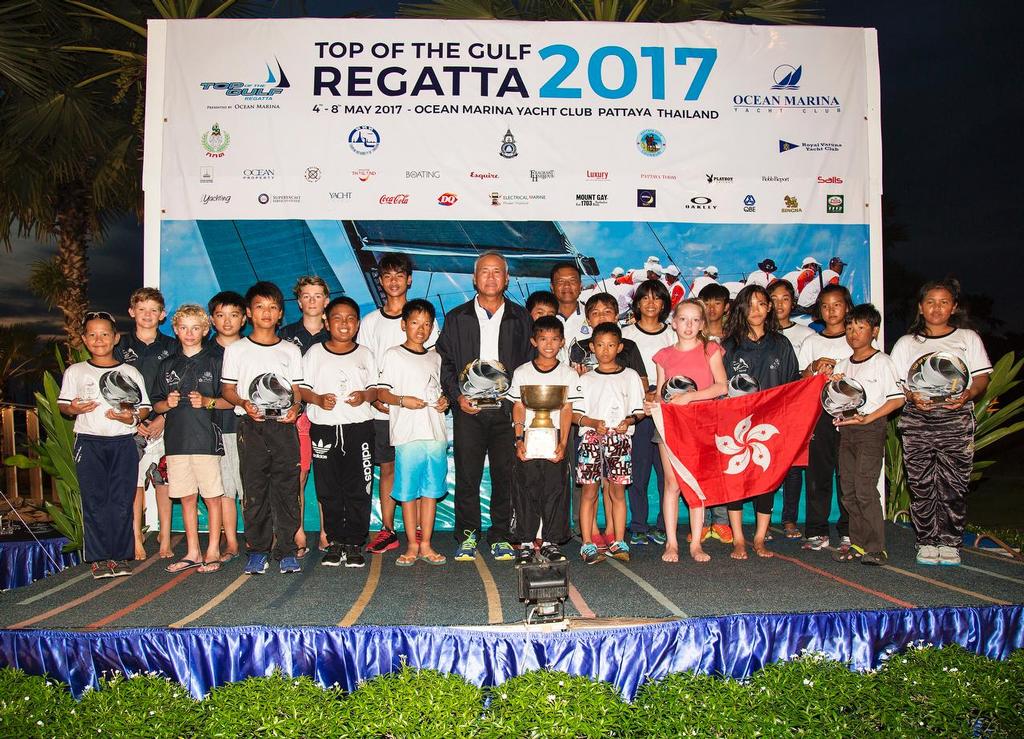 Every one a winner - Thai National Optimist Championships - Top of the Gulf Regatta 2017. © Guy Nowell/ Top of the Gulf Regatta