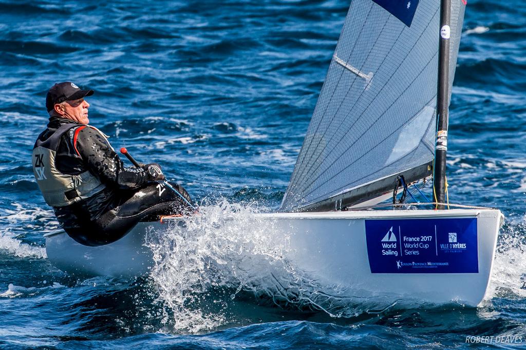 Rob McMillan, AUS - 2017 Sailing World Cup - Hyeres photo copyright  Robert Deaves taken at  and featuring the  class