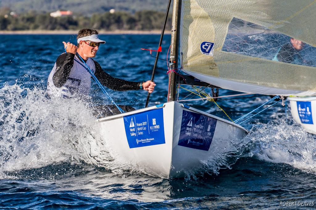 Jonathan Lobert, FRA - 2017 Sailing World Cup - Hyeres ©  Robert Deaves