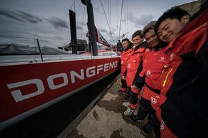 Bouttell, Black, Wolf and Horace confirmed by skipper Charles Caudrelier for the Volvo Ocean Race 2017-18. photo copyright  Yann Riou / Dongfeng Race Team taken at  and featuring the  class