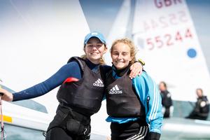 420 Isabel Davies and Gemma Keers - 2017 RYA Youth National Championships photo copyright  Paul Wyeth / RYA http://www.rya.org.uk taken at  and featuring the  class