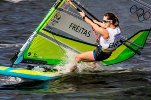 RS:X sailor, Patricia Freitas at Rio 2016 photo copyright Sailing Energy / World Sailing taken at  and featuring the  class