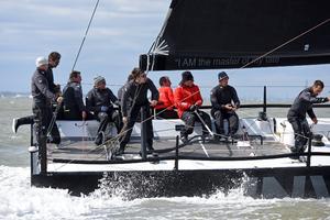 Sir Keith Mills' Ker 40+ Invictus will go into the RORC Vice Admiral's Cup on top form photo copyright  Rick Tomlinson http://www.rick-tomlinson.com taken at  and featuring the  class