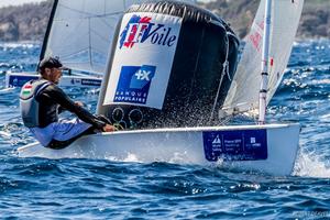 Zsombor Berecz – Runner up at last year’s Europeans he has not shown his full potential this week. Finished 11th in Rio after some early promise and winning one of the windiest races. - Sailing World Cup Hyères photo copyright  Robert Deaves taken at  and featuring the  class
