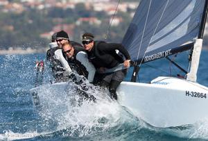 On the third placement with fourteen points in total is experienced Hungarian team of Akos Csolto Seven-Five-Nine HUN759 – Melges 24 European Sailing Series photo copyright  IM24CA / ZGN / Andrea Carloni taken at  and featuring the  class