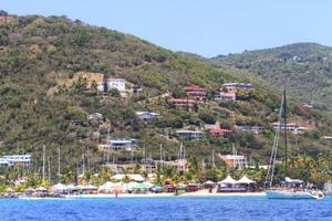 Heading back to Nanny Cay after three fantastic day's of racing in the BVI Spring Regatta. The Awards Ceremony and party on the beach in the regatta village with Chef Al & The Hot Sauce Band sponsored by Absolut later...... photo copyright BVISR / www.ingridabery.com taken at  and featuring the  class