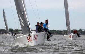 John Brown's Blind Squirrel (USA-547) jumped to the second place after Day 2 in Charleston photo copyright JOY / USM24CA taken at  and featuring the  class