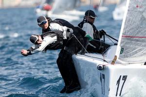 In the Corinthian ranking Dutch Team Kesbeke/SIKA/Gill (NED827) with Ronald Veraar helming was climbing to the second position from the fifth place. photo copyright  IM24CA / ZGN / Andrea Carloni taken at  and featuring the  class