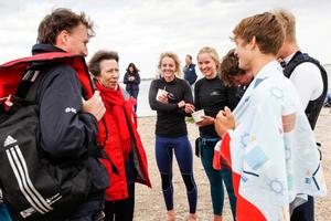 HRH The Princess Royal meets sailors - RYA Youth National Championships photo copyright  Paul Wyeth / RYA http://www.rya.org.uk taken at  and featuring the  class