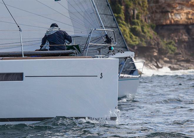 Foredeckie gets the spinnaker all hooked up. - 2017 Beneteau Pittwater Cup ©  John Curnow